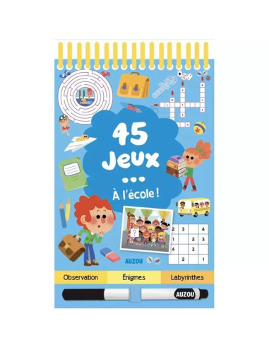 45 jeux... à l'école - Auzou