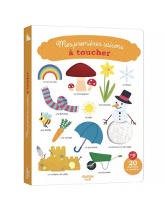 Livre du toucher avec multi texture pour bébé