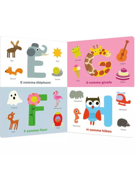 Mon premier imagier – Je cherche… de A à Z: Livre-jeux éducatif abécédaire  pour apprendre l'alphabet et de nouveaux mots tout en s'amusant | Cadeau