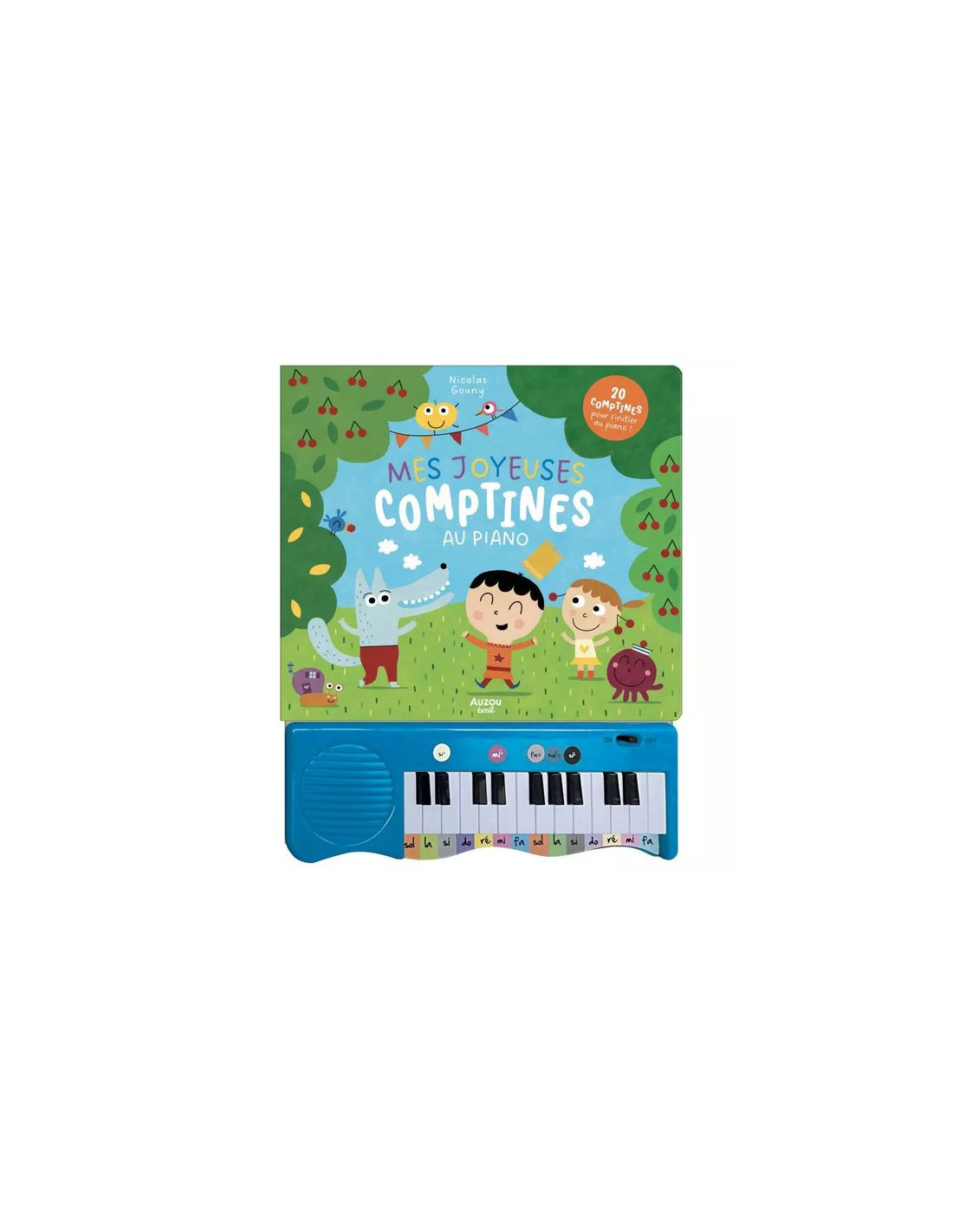 Mes jolies comptines au piano - Livre enfant