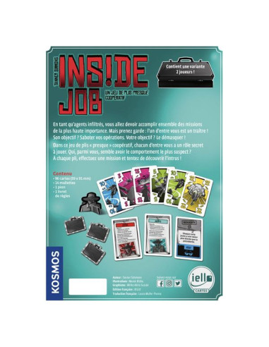 Jeu Inside Job - Iello Jeu Inside Job - Iello