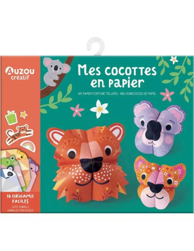 Initiation Origami Visages Djeco pour chambre enfant - Les Enfants du Design