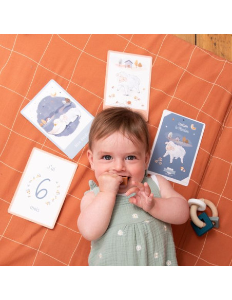 Cartes étapes bébé - Douces Lettres