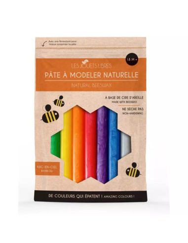 Pâte à modeler naturelle Arc-en-ciel...
