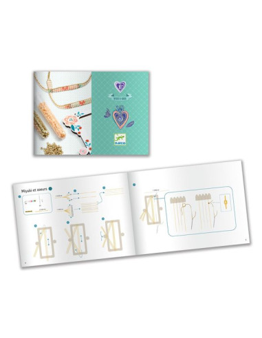 Bijoux duo bracelets Miyuki et Coeurs... Bijoux duo bracelets Miyuki et Coeurs...