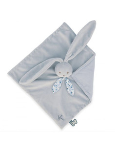Lapinoo doudou lapin bleu -...