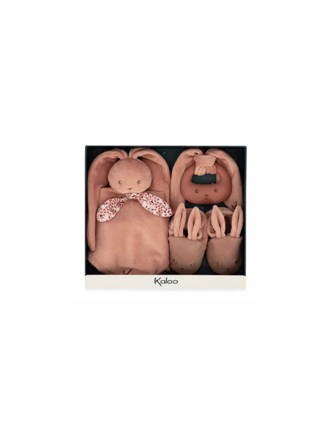 Coffret cadeau de naissance bébé, couleur Terracotta - Lapinoo KALOO