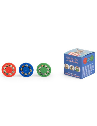 Boîte de 3 disques pour lampe Chien...