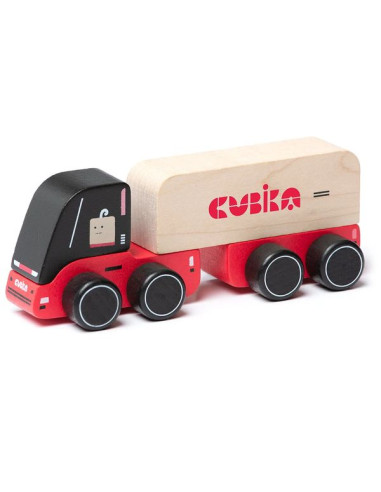 Camion remorque en bois - Cubika