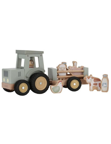 Tracteur avec remorque Little Farm -...