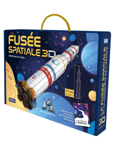 Maquette La fusée spatiale 3D - Sassi