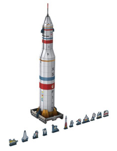 Maquette La fusée spatiale... 2