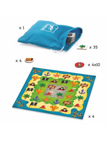 Jeu Piratrix - Djeco Jeu Piratrix - Djeco