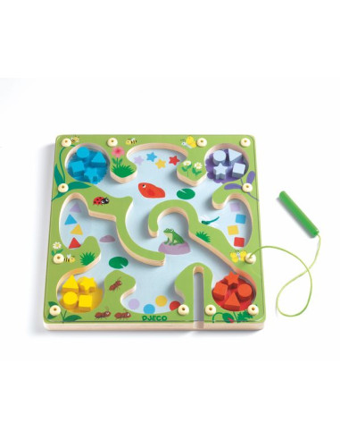 Labyrinthe magnétique Frogy Maze - Djeco Labyrinthe magnétique Frogy Maze - Djeco
