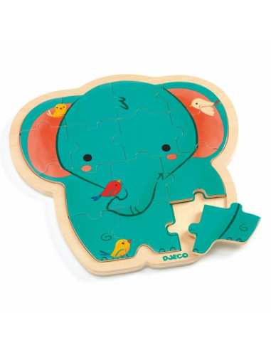 Puzzlo Éléphant - Djeco Puzzlo Éléphant - Djeco