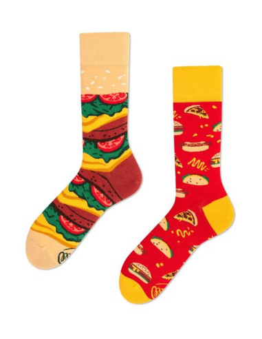 Chaussettes Fast food adulte - Many...