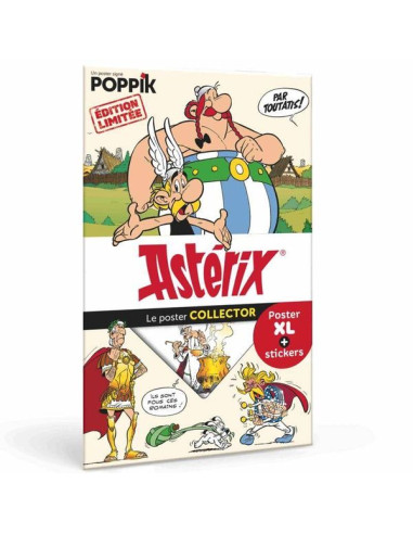 Poster en stickers collector Astérix...