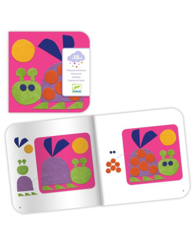 Tableaux en feutrine Petit doux - Djeco Tableaux en feutrine Petit doux - Djeco