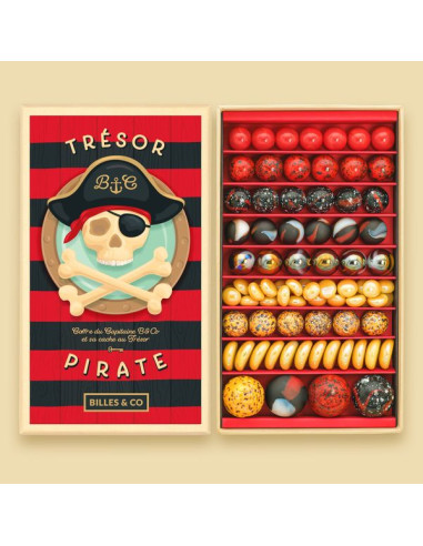 Coffret de 85 billes Trésor pirate -... Coffret de 85 billes Trésor pirate -...