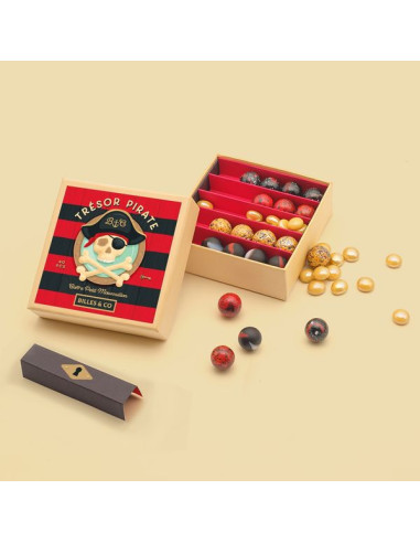 Coffret de 40 billes et galets Trésor... Coffret de 40 billes et galets Trésor...