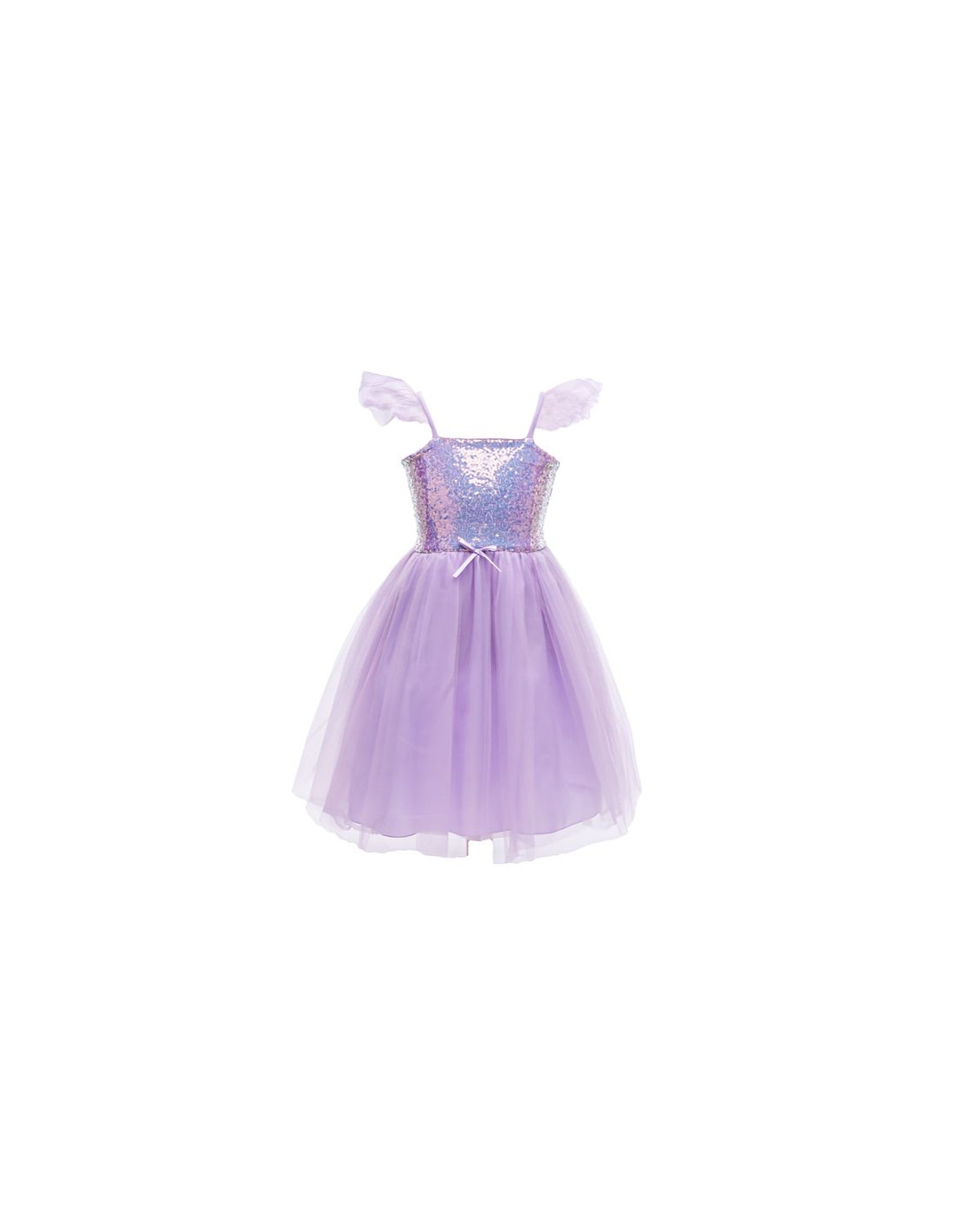 Déguisement Robe de princesse sequins chatoyants lilas 3 – 4 ans