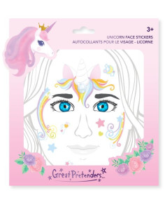 Autocollants pour le visage...