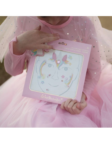 Autocollants pour le visage licorne -... Autocollants pour le visage licorne -...