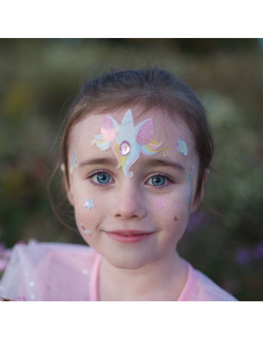 Autocollants pour le visage licorne -... Autocollants pour le visage licorne -...