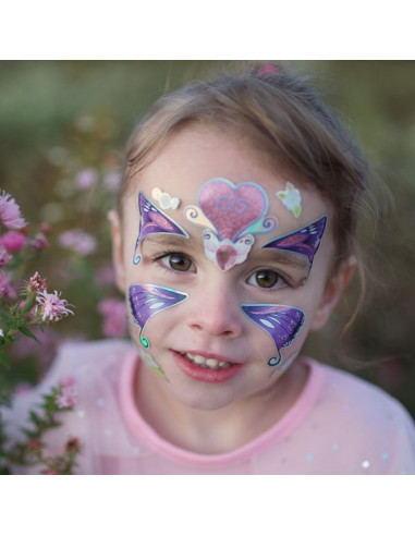 Autocollants pour le visage fée... Autocollants pour le visage fée...