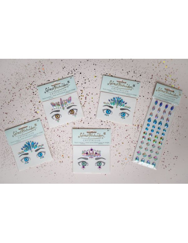 Cristaux autocollants pour le visage... Cristaux autocollants pour le visage...
