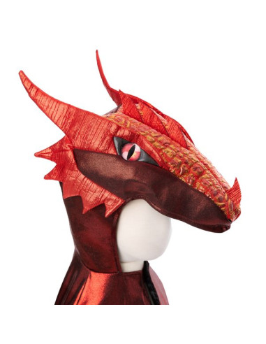 Cape de dragon rouge irisé 4-6 ans -... Cape de dragon rouge irisé 4-6 ans -...