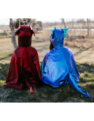 Cape de dragon rouge irisé 4-6 ans -... Cape de dragon rouge irisé 4-6 ans -...