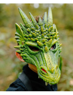 Masque de dragon vert -... 2