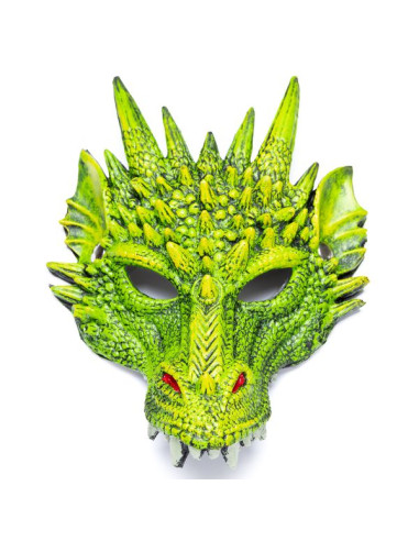 Masque de dragon vert - Great Pretenders