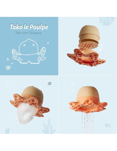 Tako le poulpe - Jouet de bain Oppi Tako le poulpe - Jouet de bain Oppi