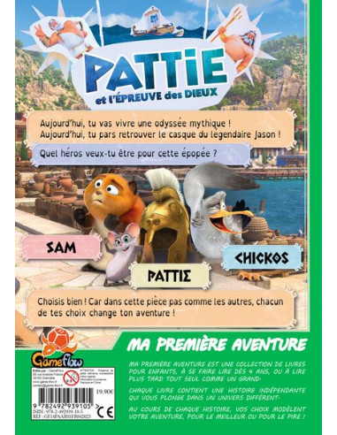 Livre Ma première aventure : Pattie... Livre Ma première aventure : Pattie...