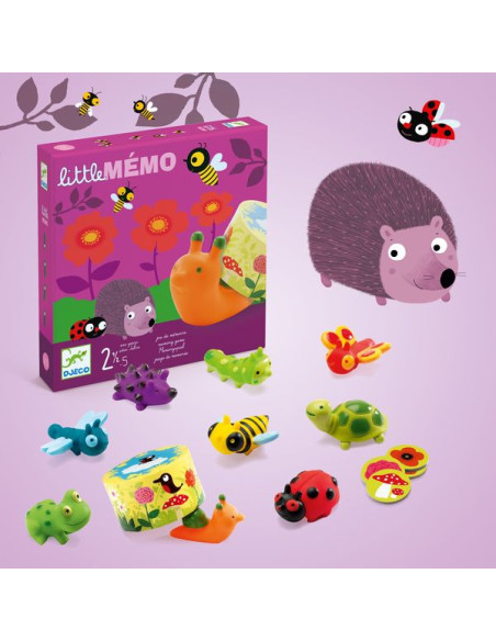 LITTLE MEMO ; JEU DE MEMOIRE ; 2 1/2 - 5 ANS - DJECO - - Librairie Martelle  AMIENS