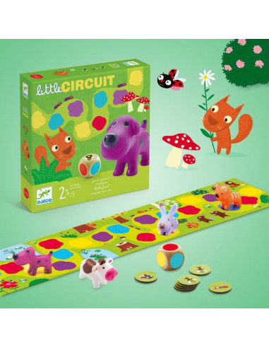 Jeu de parcours Little circuit - Djeco Jeu de parcours Little circuit - Djeco