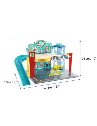Garage Crazy Motors - Djeco Garage Crazy Motors - Djeco