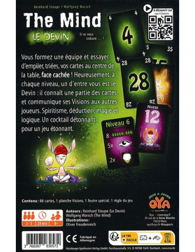 Jeu The Mind Le Devin Jeu The Mind Le Devin