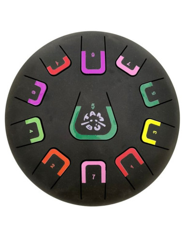 Handpan 11 notes noir Tambu Handpan 11 notes noir Tambu