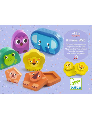 Jeu magnétique Kimami Wild - Djeco Jeu magnétique Kimami Wild - Djeco