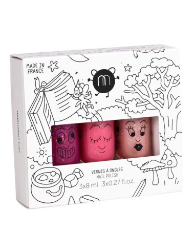 Coffret 3 vernis MAGIC FOREST