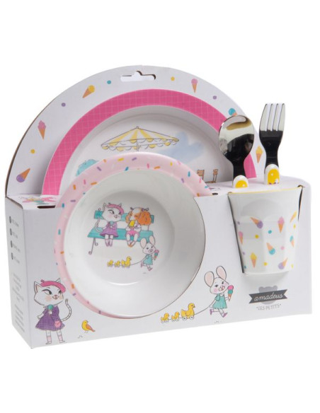 Love Mae - Assiette Enfant en Porcelaine - ABC