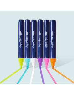 6 marqueurs pailletés Djeco Bricolage brico marqueurs pencils pen feutre  crayon art and crafts