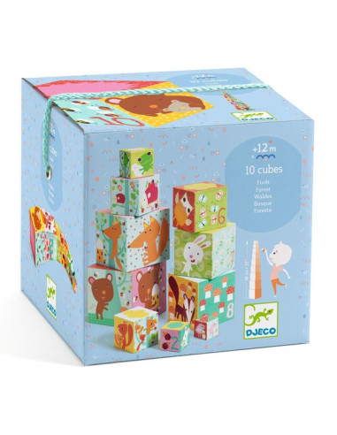 Puzzle enfant en bois jungle 9 pièces - La Magie des Automates