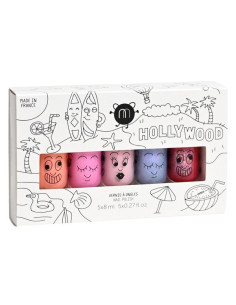 Coffret 5 vernis HOLLYWOOD