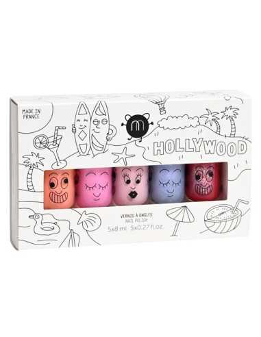 Coffret 5 vernis HOLLYWOOD