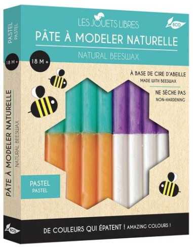 Pâte à modeler naturelle Pastel - Les...