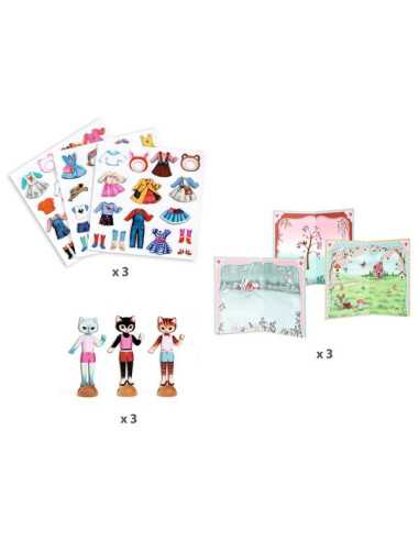 Collage little dressing - Djeco Collage little dressing - Djeco